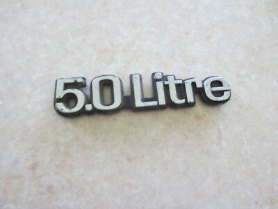 Original 5 litre car plastic badge / emblem / - -- -----