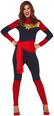 Déguisement Femme CAPTAIN AMERICA XS//S 36//38 Super Héro Comics NEUF Pas cher