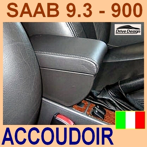 Accoudoir Central Réglable Avec Stockage Pour SAAB 900 S/SE Et 9-3 - Neuf - Marque Drive Design (Italie)