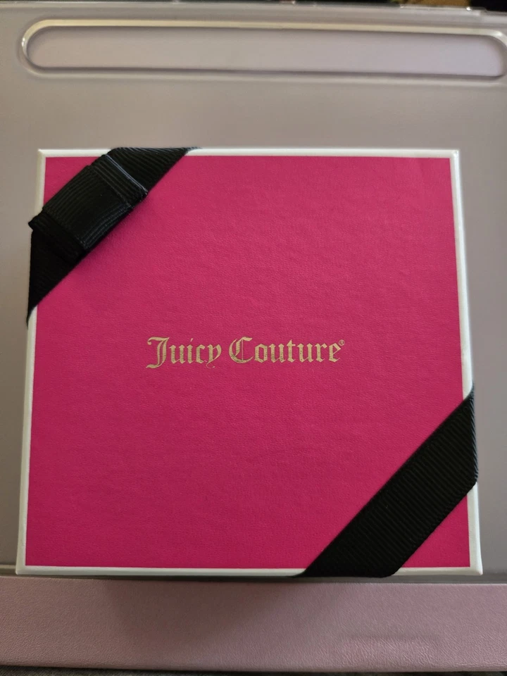 Juicy Couture Pavé Corazón Banner Colgante 32" Azul NUEVO CON ETIQUETAS Foto 2 de 4