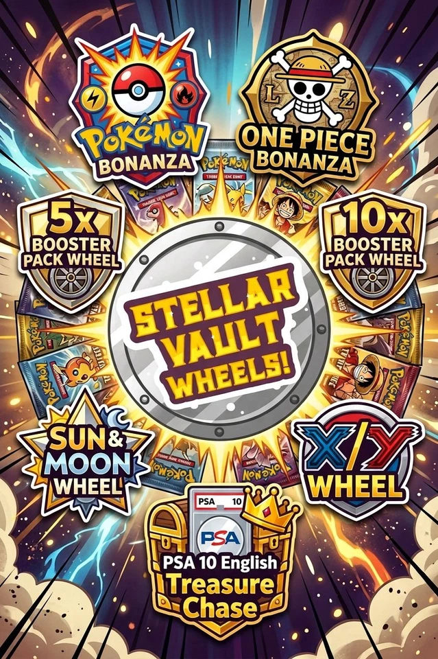 Stellar Vault Pokemon & One Piece Wheels & Rips!