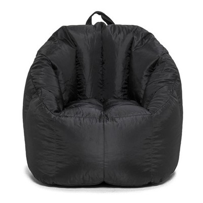 Joey Bean Bag Chair Black Smartmax Design 2.5ft Kids Teens Portable Lightweight