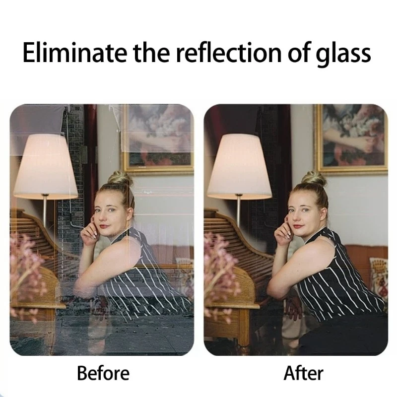 52MM Clip-on CPL Phone Camera Lens Filter Kit, Clip On Polarizer Phone Camera - Image 2 of 4