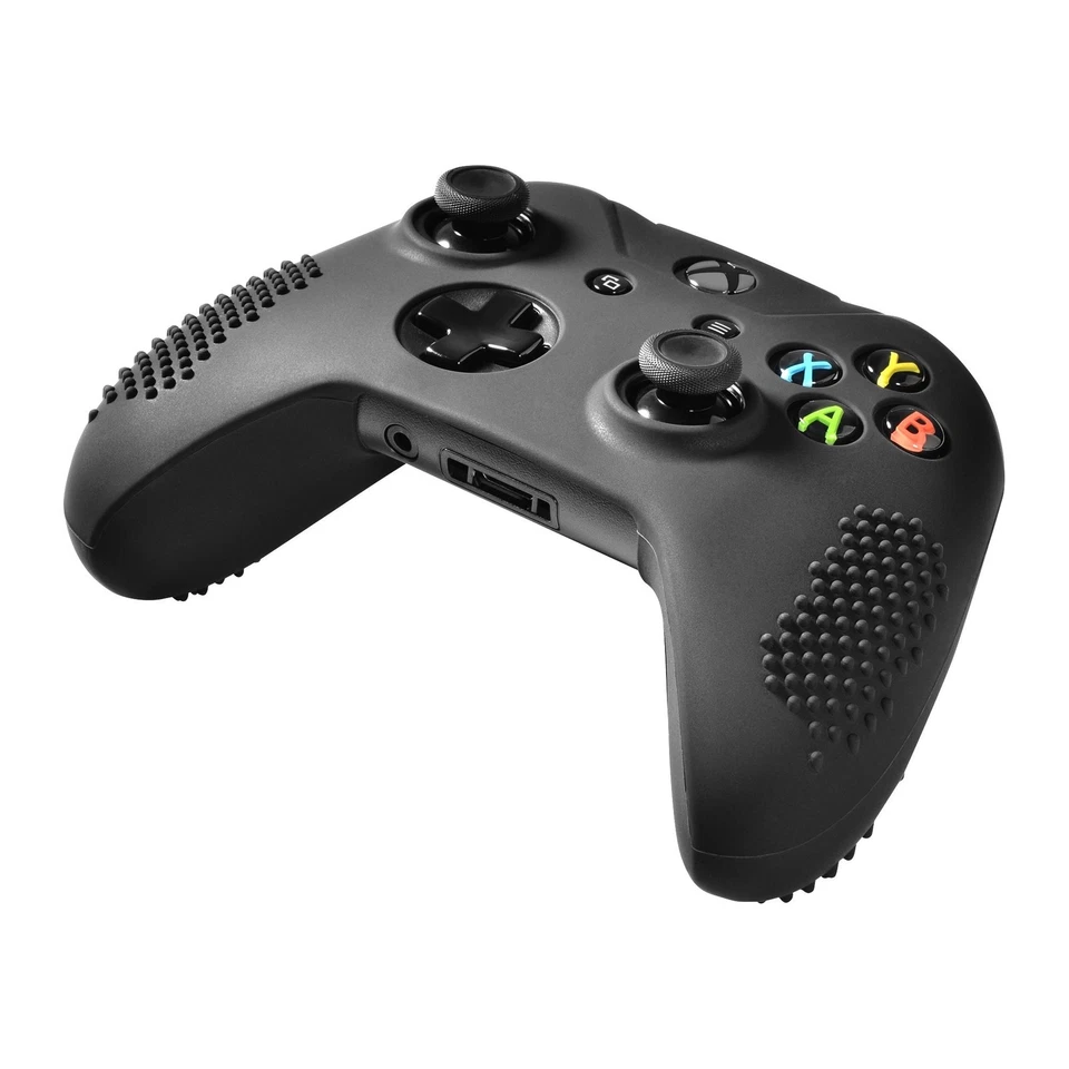 1x Black Silicone Protective Skin Case Cover for Microsoft xBox One Controller - Image 2 of 4