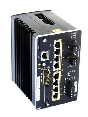 CISCO SYSTEMS IE 3200 IE-3200-8P2S-E INDUSTRIAL GIGABIT ETHERNET NETWORK SWITCH