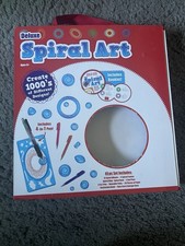 Books Are Fun Deluxe Spiral Art Spirograph Set w/ Stencils Gears Pens Case