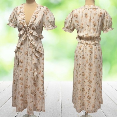 storia maxi dress Storia V Neck Maxi Dress with Ruffles  Girl Intuitive