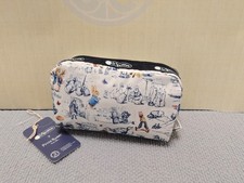 Bolsa cosmética rectangular LeSportsac Rabbit LET en stock y envío en EE. UU.