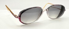 Vintage Silhouette M1911 Purple Translucent Oval Sunglasses FRAMES ONLY