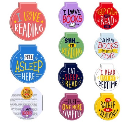 AmazingSpark 20 Pcs Magnetic Bookmarks Bulk Magnet Reading Book Multicolor 