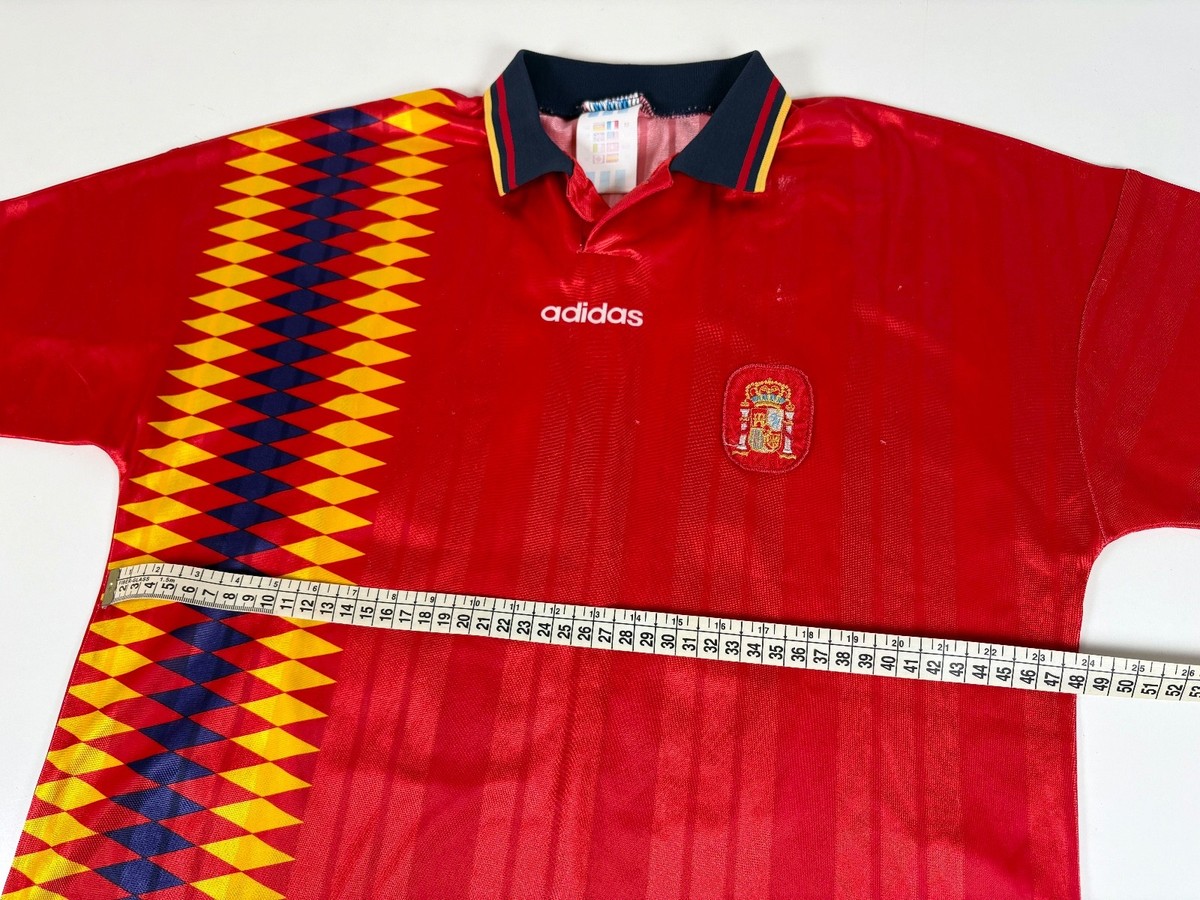Spain 1994/96 ADIDAS Home Football Shirt 12 Boys 90s Vintage