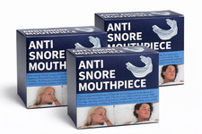 Anti Snore Mouthpiece for Comfortable Night Guard for Better Sleep 3 Boxes 