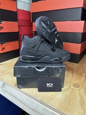 Jordan 4 Retro Black Cat 2025  PS IB4388-010  TD IB4387-010 New
