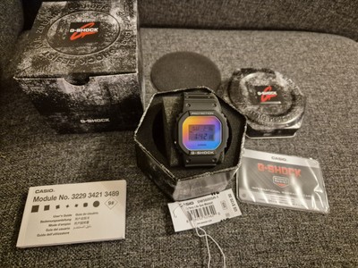Casio G-Shock DW5600SR-1 IRIDESCENT COLOR SERIES Vaporized Screen Mens Watch
