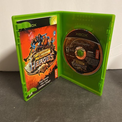 Dungeons & Dragons Heroes (Microsoft Xbox, 2003) CIB TESTED Complete Video Game - Picture 3 of 3