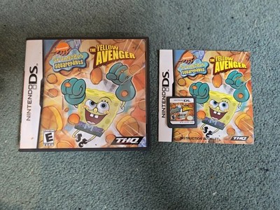 SpongeBob Schwammkopf The Yellow Avenger Nintendo DS komplett CIB 