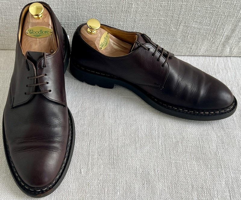 Heschung Crocus Norwegian Welted Plain Toe Ravel Rubber Sole Derby UK 7.5 US 8.5
