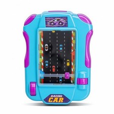 Handheld Racing Game Toy Compact Racing Game with Plastic Body Arcade-Style