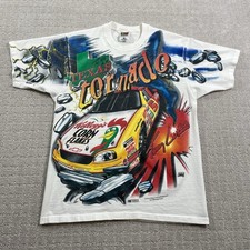VTG 1998 Terry Labonte Kellogg’s #5 Texas Tornado Sz Medium AOP NASCAR Tshirt