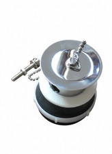 Bathroom Basin Waste With Slotted Tail, Chrome Plug and Basin Mate Sealing Kit