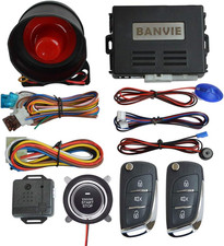 Car Alarm System with Remote Start and Smart Push Start Button