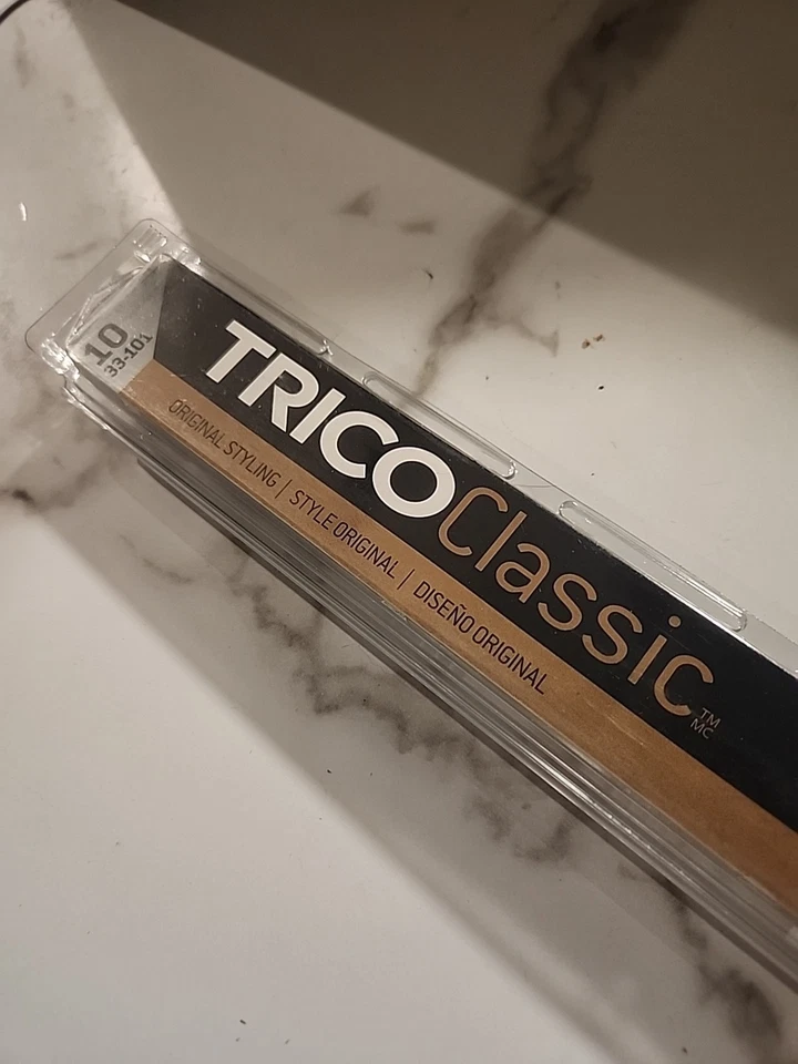 Limpiaparabrisas Clásico 10" - Estilo Antiguo Vintage - Acabado Plateado - Trico 33-101 Foto 2 de 4