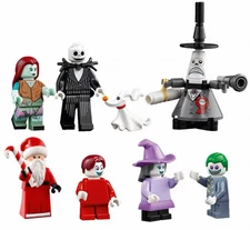 LEGO 21351 Nightmare Before Christmas Minifigure Set – 7 + Zero the Dog | New