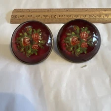 WJ - Antique Bridle Rosettes - Set Of 2