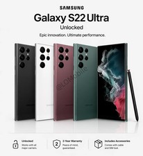 NEW Sealed SAMSUNG Galaxy S22 Ultra 5G Factory Unlock 128GB 256GB 512GB US