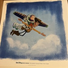 Disney Legacy Collection 12x12 Print:Toy Story Woody & Buzz  Walt Disney Records