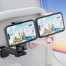 Travel Essentials Airplane Phone Holder, Universal Handsfree Phone Mount for Fly