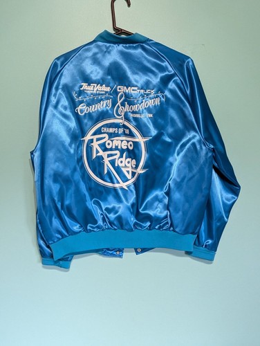 vintage tour jacket button up 1988 romeo ridge champs country showdown Nashville - Picture 6 of 11