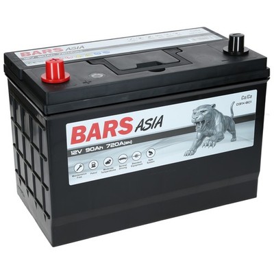 Autobatterie Bars 12V 90Ah +Links Asia Starterbatterie ersetzt 90 92 100 Ah