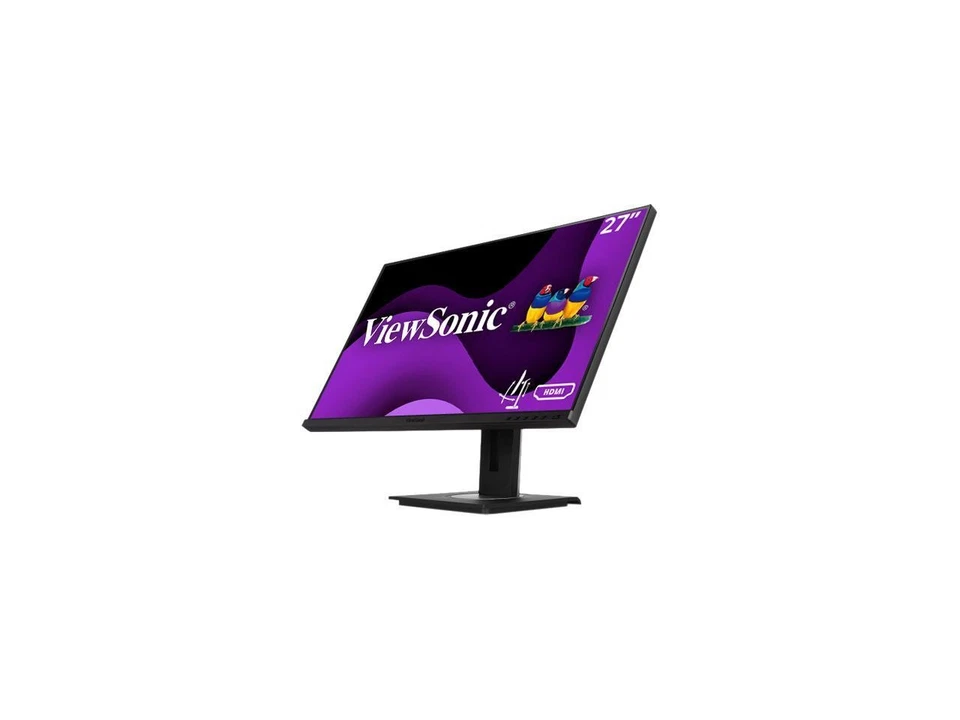 ViewSonic VG2748A 27 Inch IPS 1080p Ergonomic Monitor with Ultra-Thin Bezels, - Image 2 of 4