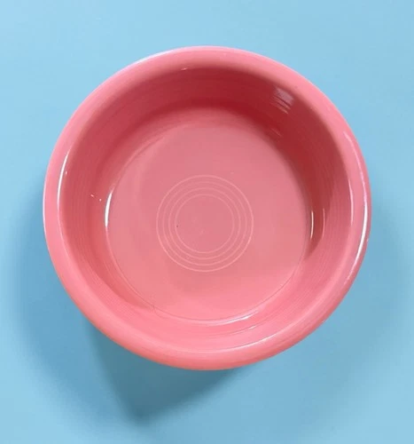 Homer Laughlin 7 Inch Fiesta Flamingo Pink Salad/Cereal Bowl - Retired Color