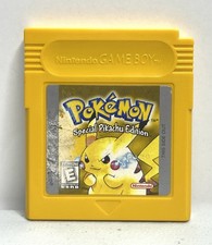 Game Boy Pokemon Yellow Special Pikachu Edition *New Battery* *Cleaned/Tested*