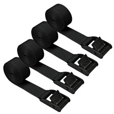 Premium Lashing Strap Short 1" x 6.5 ft, Cam Buckle Tie Down Straps Heavy Duty S