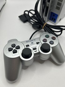 Sony PlayStation 2 PS2 SCPH-39000 Satin Silver Console NTSC-J JP Tested VeryGood