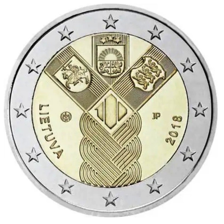 2 Euro Lituanie 2018 Indépendance UNC - Commémorative