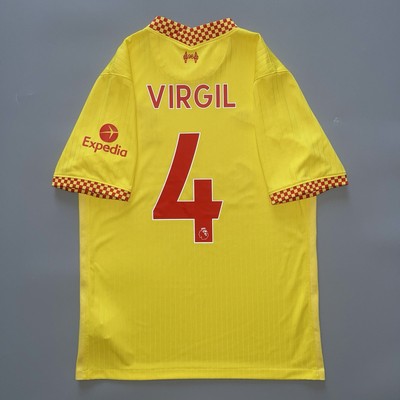 LIVERPOOL NIKE 2021/2022 FOOTBALL THIRD JERSEY #4 VIRGIL SIZE “M