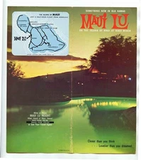 Maui Lu Resort at Kihei Beach Maui Hawaii 1960's