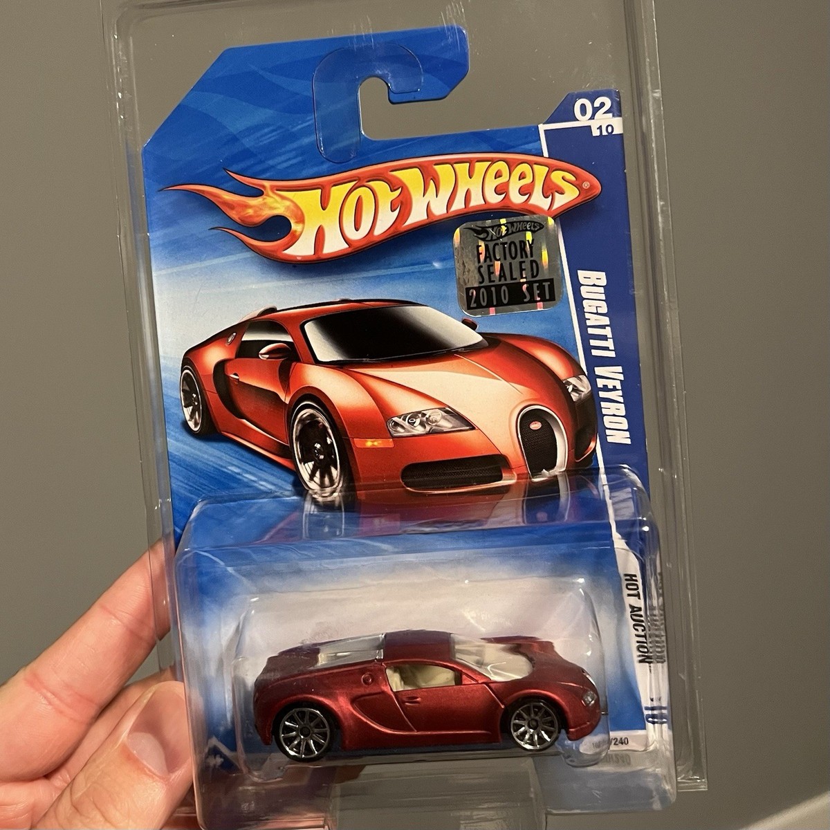 Hot Wheels Bugatti Veyron Satin Red Factory Sealed - 1 Of 500 Ever