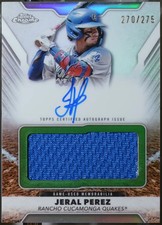 2025 Topps #PDJAR-JP Jeral Perez /275 NM