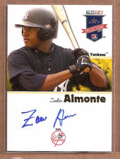 2008 TRISTAR PROjections Autographs Yellow #211 Zolio Almonte /25 Auto BB