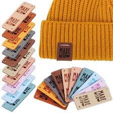50 Pcs Handmade Tag Label Tags for Crochet with Love Clothing Sewing