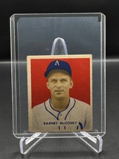 1949 BOWMAN! BARNEY MCCOSKY! PHILADELPHIA ATHLETICS! #203 VG-EX!