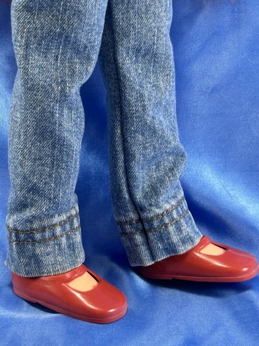 Ideal Crissy Family Dolls CRISSY 1969 Puppe mit Bluse Weste Jeans Stirnband & Schuhe - Bild 18 von 24