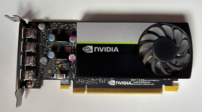 NVIDIA T600 4GB GDDR6 4 Minidisplay Ports Low-Profile Grafikkarte