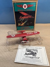 1993 ERTL #1Wings of Texaco 1929 LOCKHEED Air Express DieCast Toy Airplane Bank