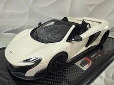 1/18 BBR CONCEPT 18 - McLAREN 675LT LIMITED EDITION 4 OF 4 PIECES WHITE